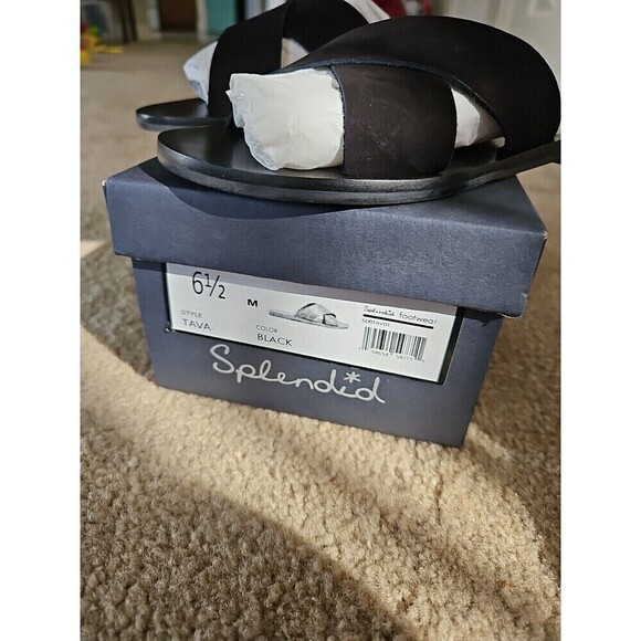 Splendid Women's Tava sandal BLACK size 6.5 NEW $69 - Picture 8 of 9
